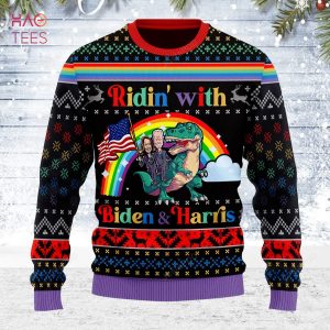 BEST Biden And Harris LGBT Ugly Christmas Sweater All Over Print