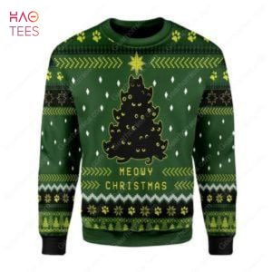 BEST Black Cat For Unisex Ugly Christmas Sweater All Over Print