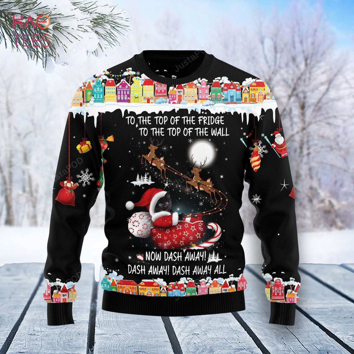 BEST Black Cat Sleigh Christmas Ugly Christmas Sweater Ugly Sweater Christmas BEST Black Cat Sleigh Christmas Ugly Christmas Sweater Ugly Sweater Christmas