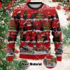 BEST Black Cat Ugly Christmas Sweater All Over Print Sweatshirt Ugly