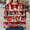 BEST Brittany Spaniel Ugly Christmas Sweater All Over Print Sweatshirt Ugly