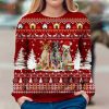 BEST Brittany Spaniel Ugly Christmas Sweater All Over Print Sweatshirt Ugly