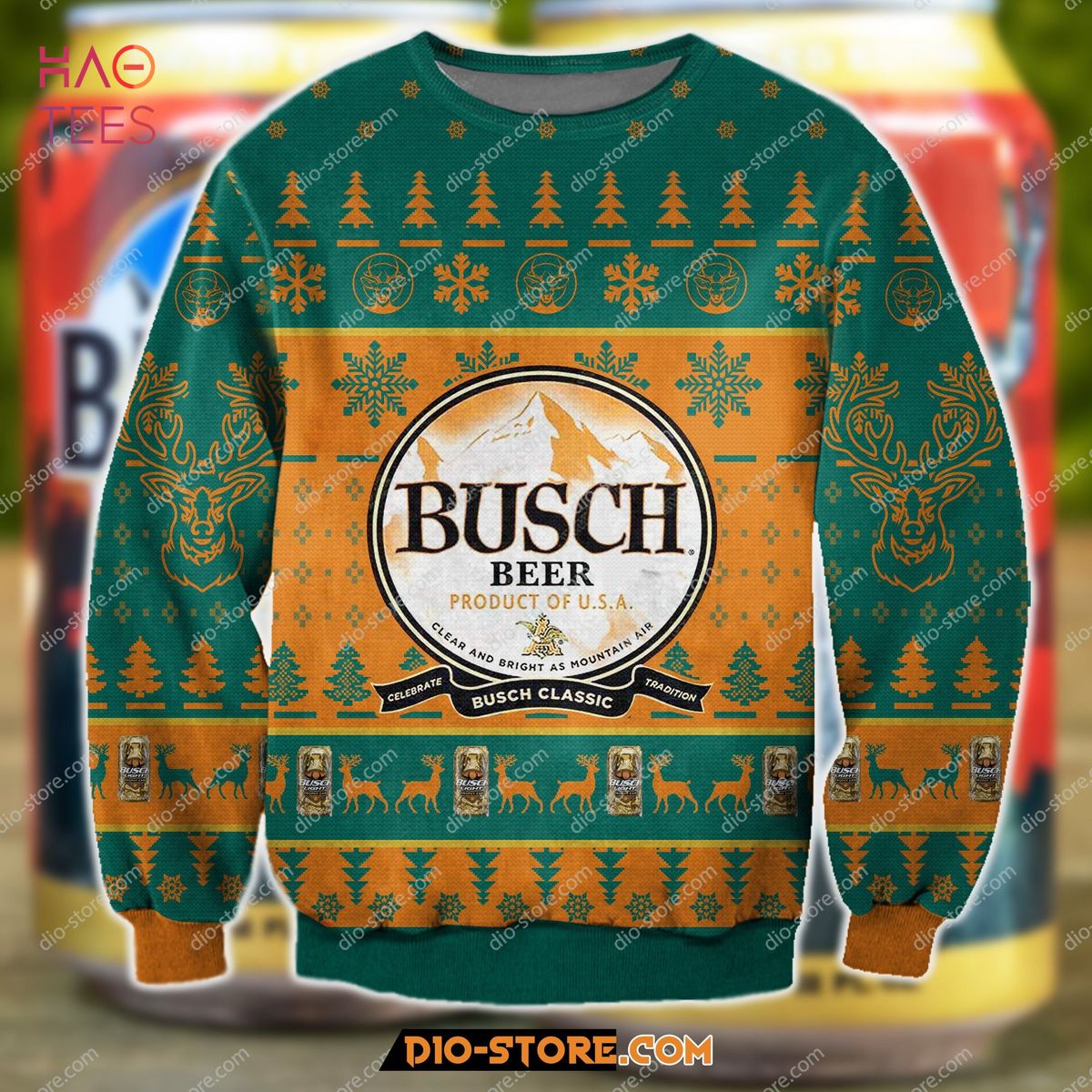 BEST Busch Buck Hunter For Unisex Ugly Christmas Sweater All Over BEST Busch Buck Hunter For Unisex Ugly Christmas Sweater All Over