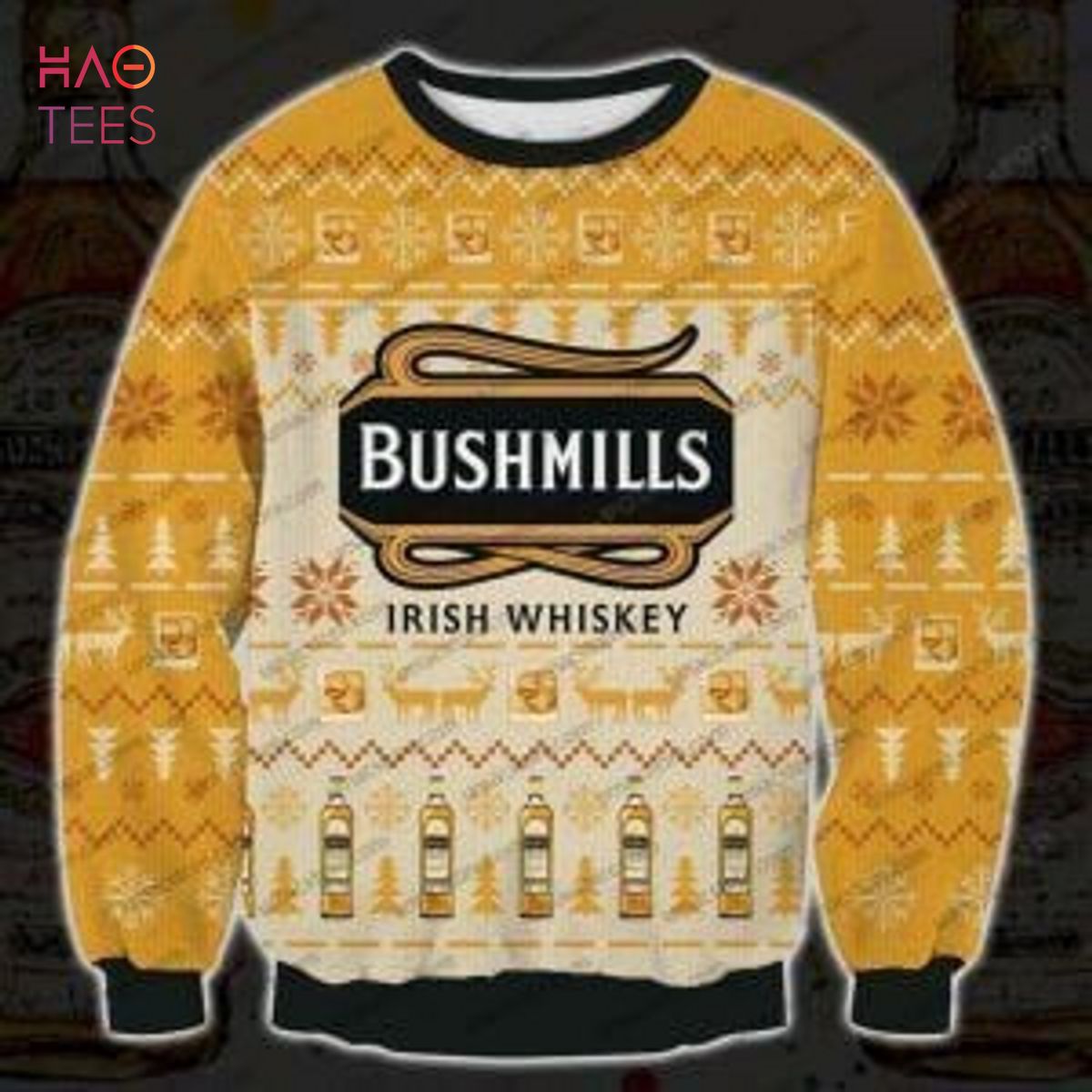 BEST Bushmills Irish Whiskey Ugly Christmas Sweater All Over Print Sweatshirt BEST Bushmills Irish Whiskey Ugly Christmas Sweater All Over Print Sweatshirt