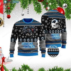 BEST Carolina Panthers Football Ugly Christmas Sweater All Over Print Sweatshirt