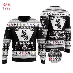 BEST Chicago White Sox Football Team Logo Custom Name Personalized Ugly