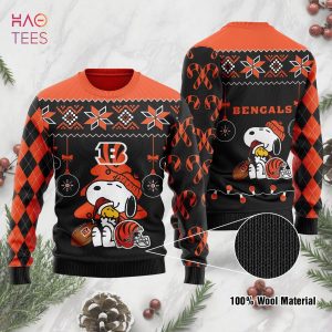 Bengals Christmas Sweater Fascinating Santa Claus Cincinnati