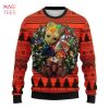 BEST Cleveland Browns Groot Hug Ugly Christmas Sweater All Over Print