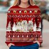 BEST Coughing Cat Meme Ugly Christmas Sweater All Over Print Sweatshirt