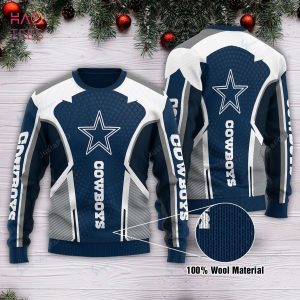 Dallas Cowboys Christmas Pine Tree All Over Printed Xmas Christmas Ugly  Sweater - Banantees