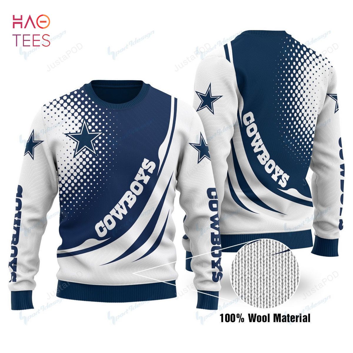 Dallas Cowboys Almost Right But Ugly Sweater Extra Large : :  Clothing, Shoes & Accessories