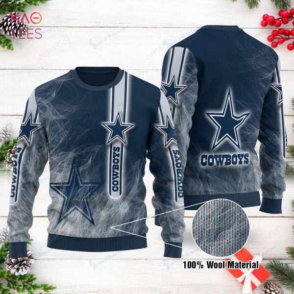 Dallas Cowboys Ugly Sweater Best Xmas 3D Ugly Christmas Sweater