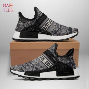 Dior Grey NMD Human Race Shoes Sneakers