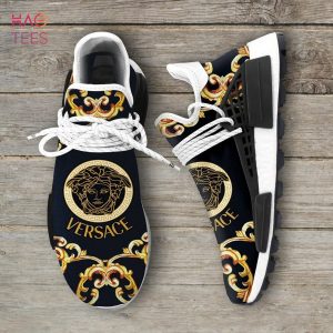 Gianni Versace Black Gold NMD Human Race Shoes Sneakers
