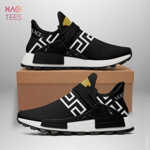 Gianni Versace Black NMD Human Race Shoes Sneakers