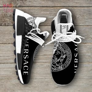 Gianni Versace Black White NMD Human Race Shoes Sneakers