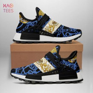 Gianni Versace Blue NMD Human Race Shoes Sneakers