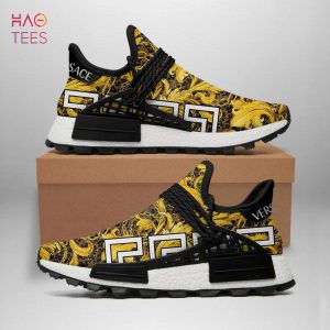 Gianni Versace Gold NMD Human Race Shoes Sneakers