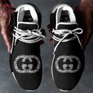 BEST Luxury Gucci Black NMD Human Race Shoes Sneakers Limited Edition