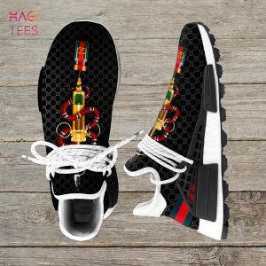 BEST Gucci Black Snake NMD Human Race Shoes Sneakers Limited Edition