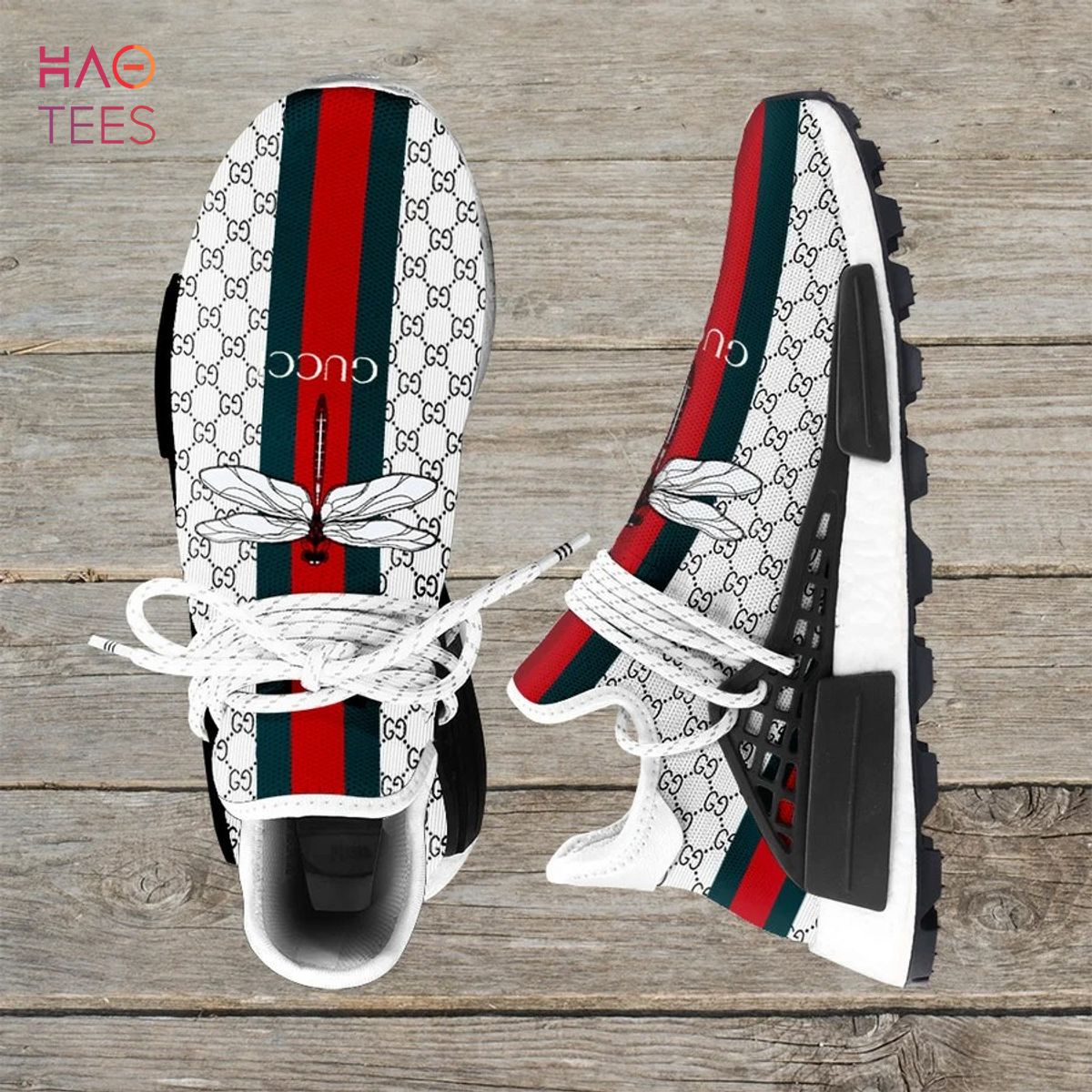 Gianni Versace Multicolor NMD Human Race Shoes Sneakers