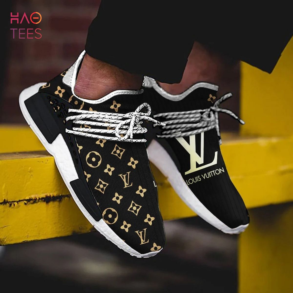 Louis Vuitton Black NMD Human Race Shoes Sneakers Luxury Store