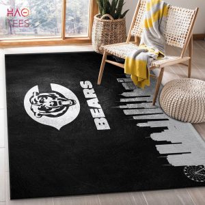 Chicago Bears Skyline NFL Team Logos Area Rug Living Room Rug Christmas Gift US Decor