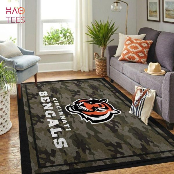 Cincinnati Bengals Nfl Rug Room Carpet Sport Custom Area Floor Home D?cor