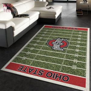 College Ohio State NFL Team Logo Area Rug Kitchen Rug US Gift Decor