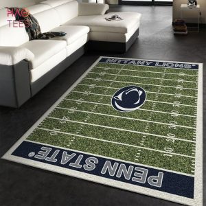 College Penn State NFL Team Logo Area Rug Living Room Rug Family Gift US Decor