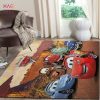 Disney Mickey Mouse With Its Reflection Cute Gift For Kids Living Room Area Rug For Christmas Bedroom Rug Home Decor