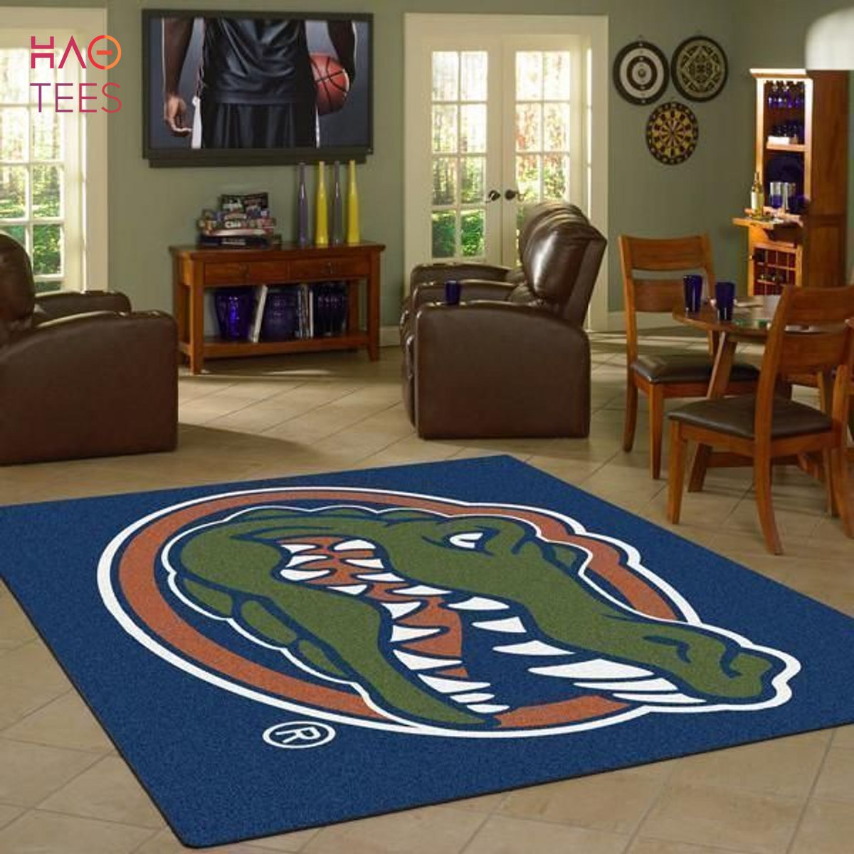 Florida Gators Area Rugs NCAA Football Basketball Living Room Carpet Sport Custom Area Floor Home Decor