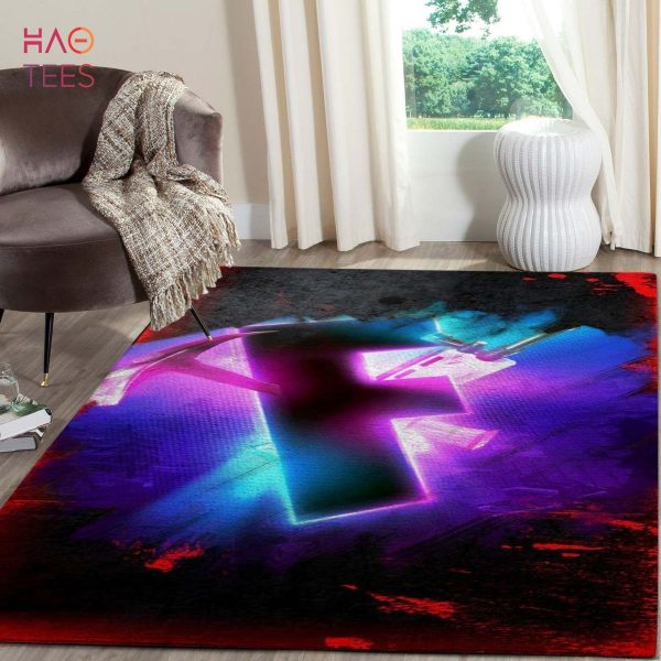 Fortnite Logo Gaming Area Rugs Living Room Carpet Local Brands Floor Decor The US Decor