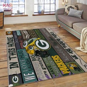 Green Bay Packers Nfl Area Rug NFL Rug  Home Decor