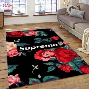 Gucci  Ft Supreme Rug Living Room And Bed Room Rug  Home Decor