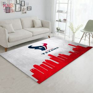 Houston Texans Skyline NFL Area Rug Kitchen Rug Home US Decor