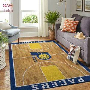 Indiana Pacers Nba Rug Room Carpet Sport Custom Area Floor Home Decor