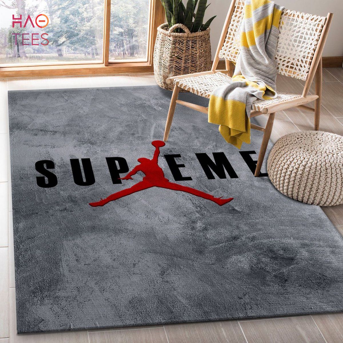 bape supreme rug