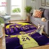 La Lakers Home Customizable Area Rug NBA Rug  Room Decor