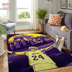 Kobe Bryant Legend Lakers Sport Area Rug Rugs For Living Room Rug Home Decor