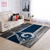 Los Angeles Rams NFL Team Logo Area Rugs Wooden Style Living Room Carpet Sports Floor Decor