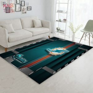 Miami Dolphins Try NFL Noel Gift Rug Living Room Rug Floor Decor Home Decor