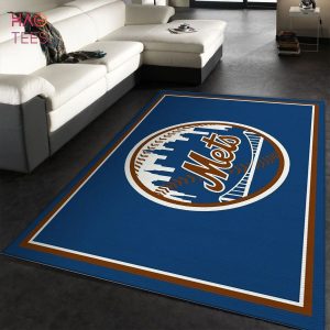 New York Mets Imperial Spirit Rug, MLB Team Logos Living Room And Bedroom Rug