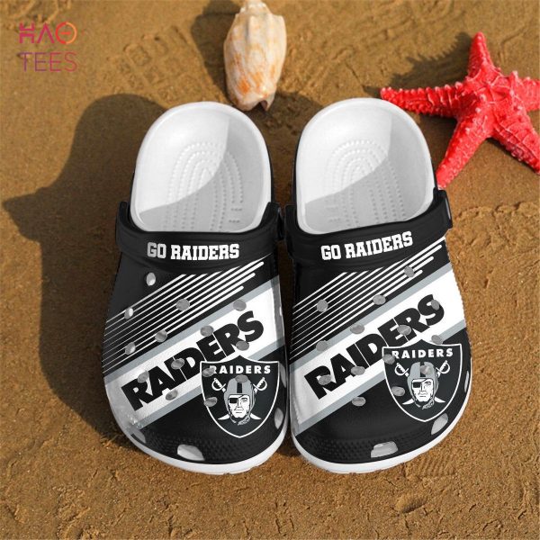 Las Vegas Raiders Go Raiders Custom For Nfl Fans Crocs Clog Shoes