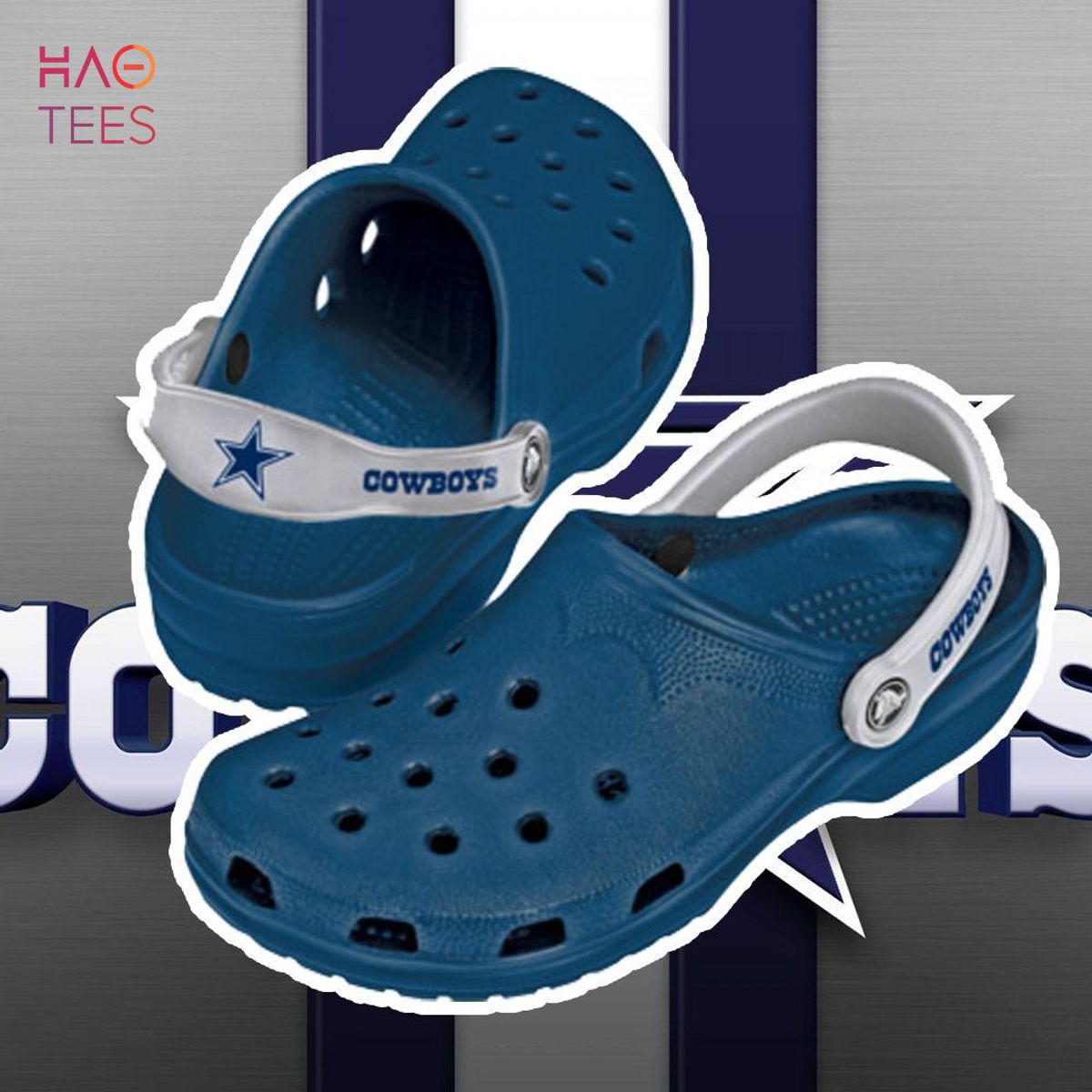 Dallas Cowboys Crocs Cowboys Team Crocs V51 - Tana Elegant