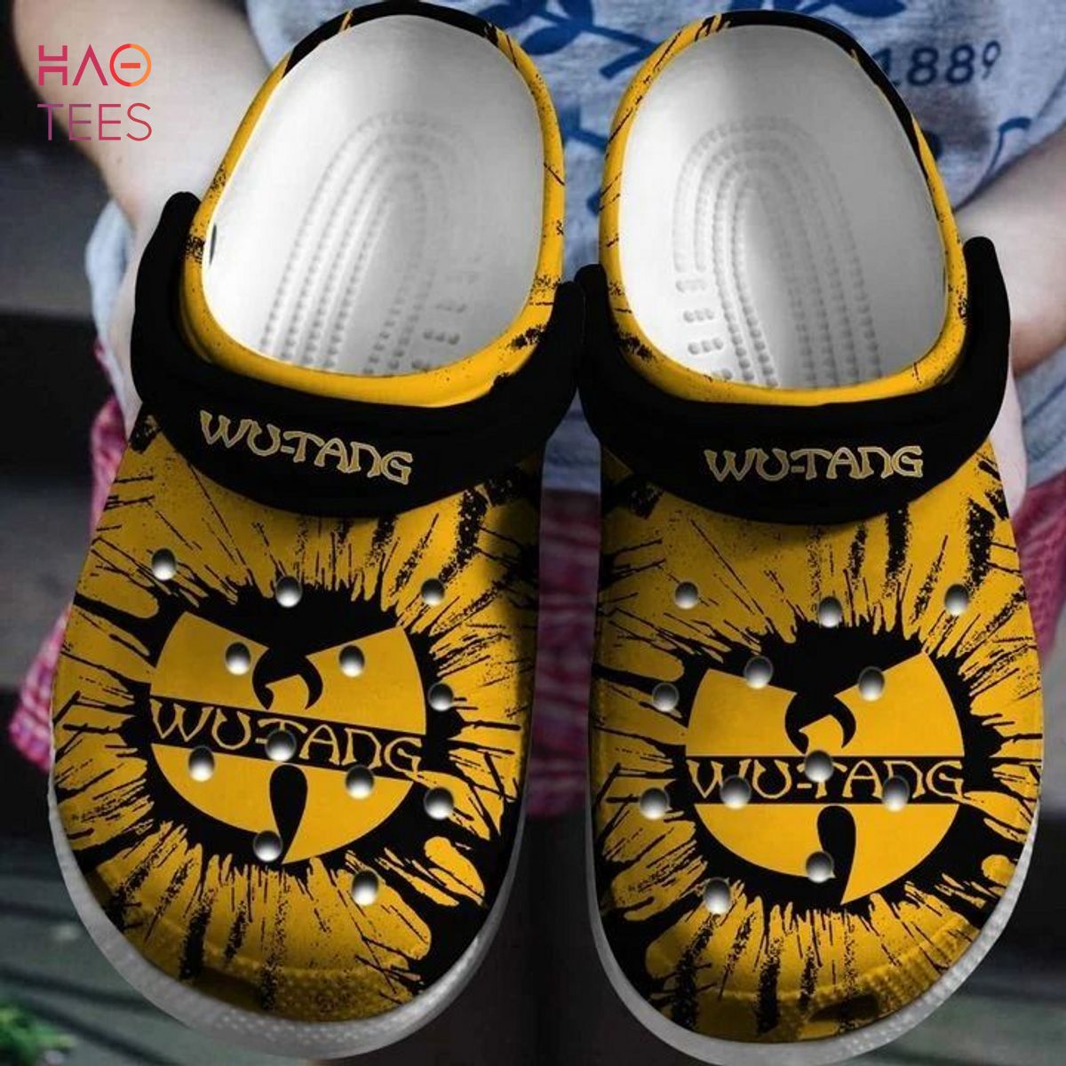 Wu Tang Clan No26 Crocs Clog Shoes Wu Tang Clan No26 Crocs Clog Shoes