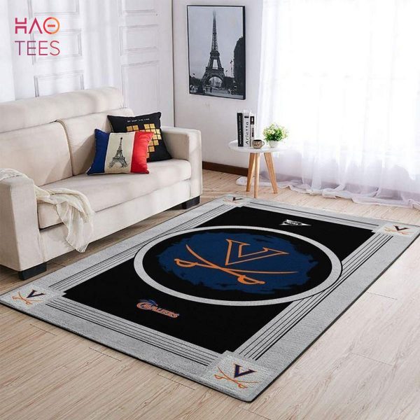 Virginia Cavaliers Area Rugs NCAA Football Basketball Living Room