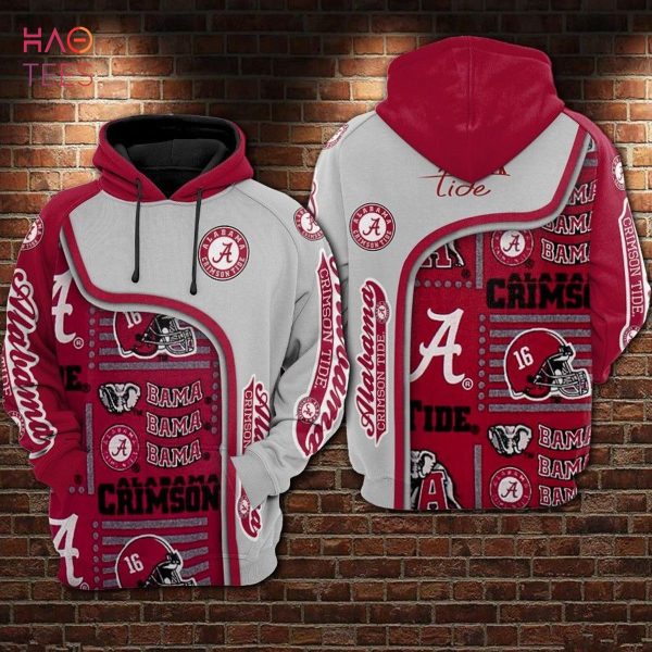 [HOT TREND] Alabama Crimson Tide 3D Hoodie POD Deisign