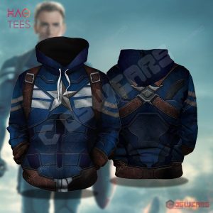 Avengers_ End Game Captain America Stealth Inspired 3D Hoodie