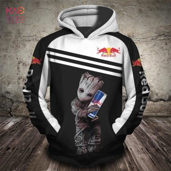 Baby Groot Red Bull Men and Women 3D Hoodie
